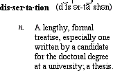 dissertationdefinition